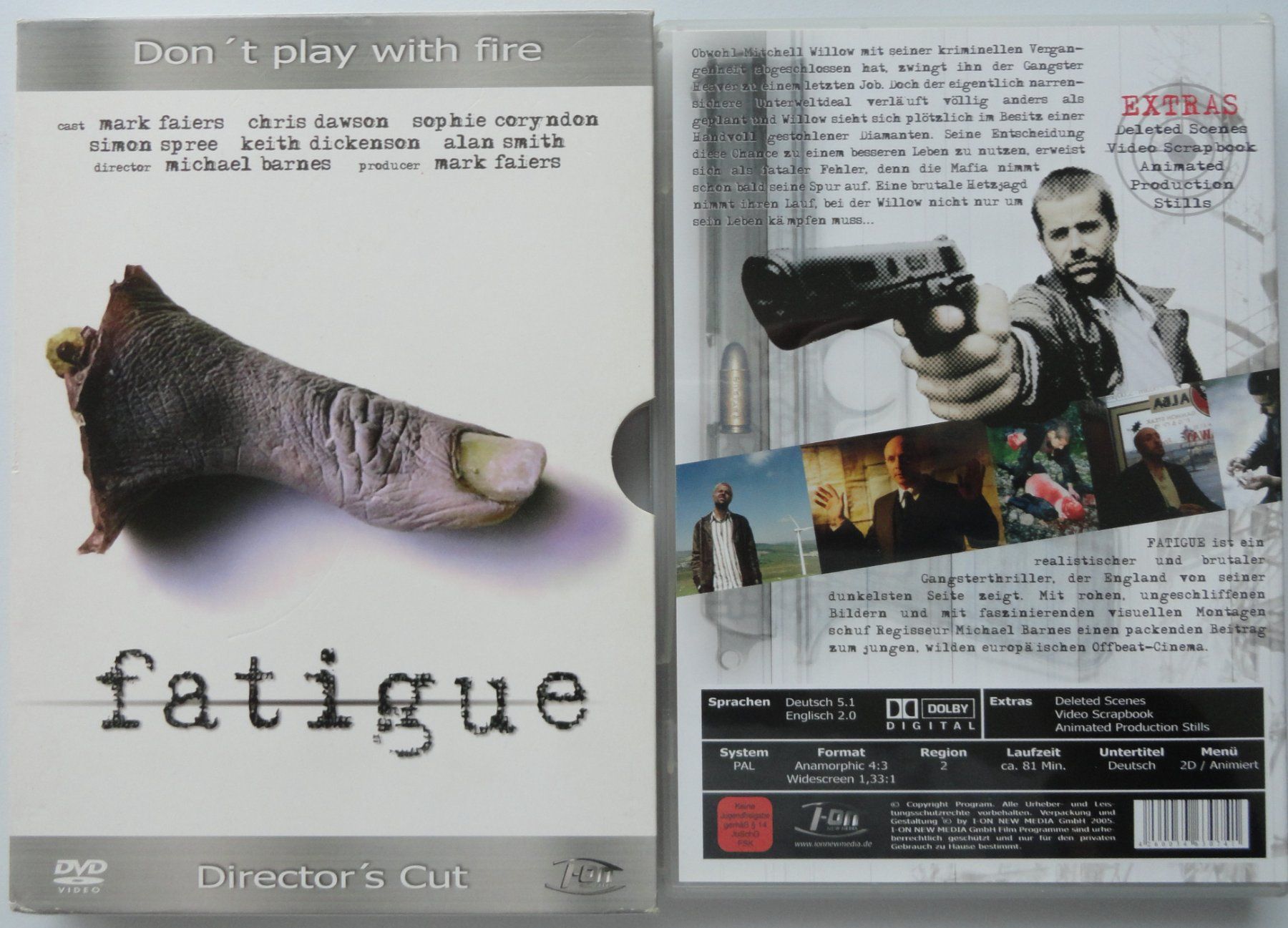 Tutti i DVDs: FATIGUE (Director's Cut) – Usato da Neftenbach venduto da Verk13 1