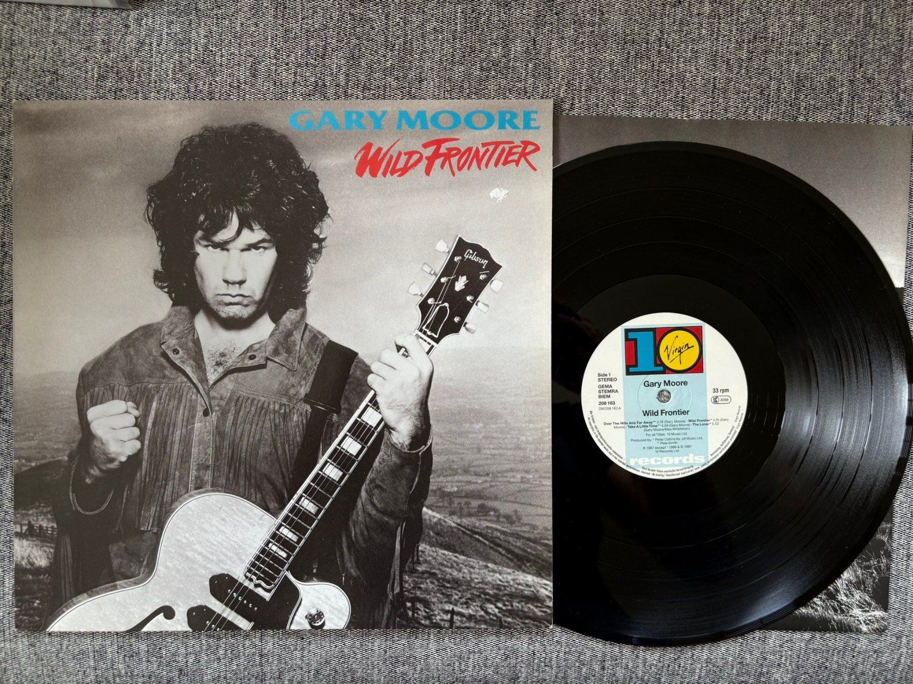 Dischi in vinile: Moore, Gary  - Wild Frontier - EU - 1987 - 10 Records – Usato da Zofingen venduto da Bigron