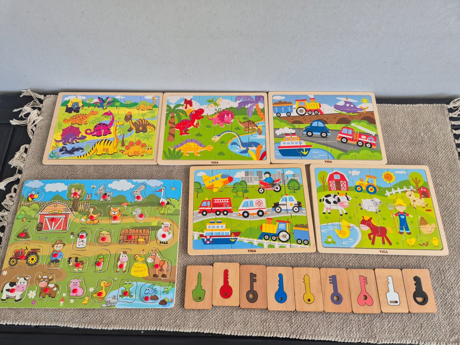 Puzzles: Holzpuzzle Set, Holzspielzeug VIGA – Gebraucht aus Pfäffikon SZ von Ka6ka