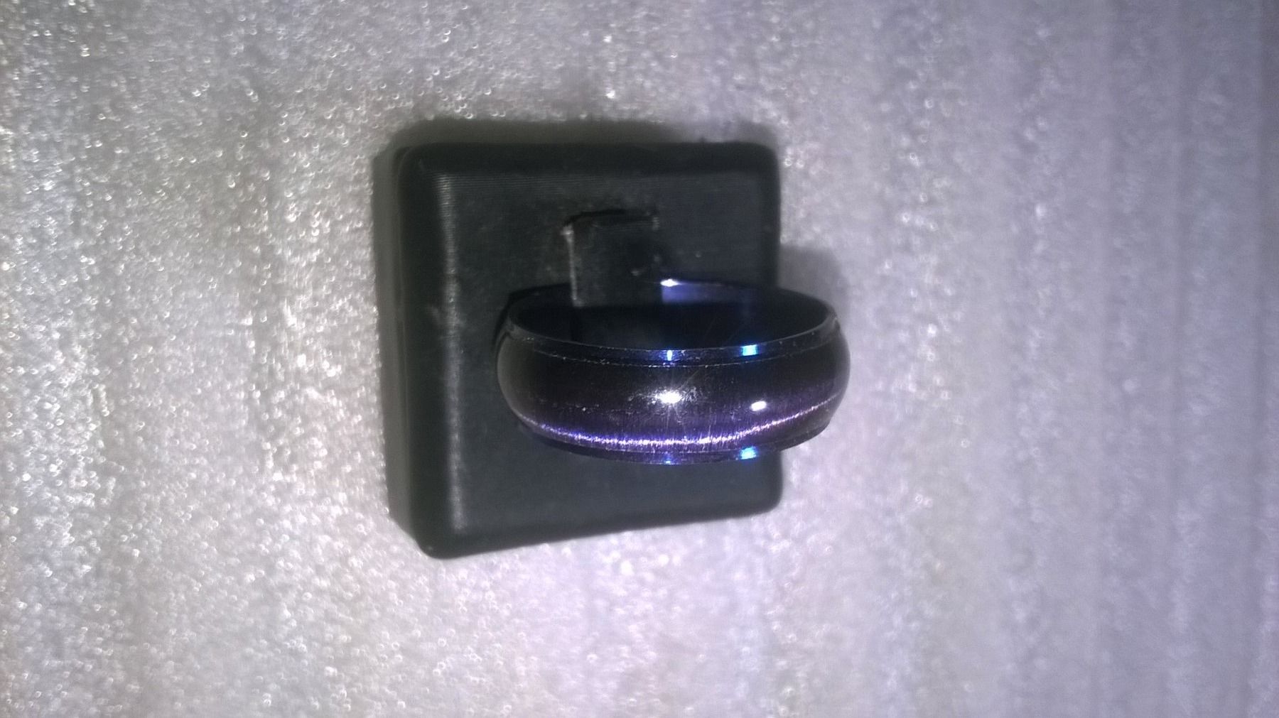 Anelli: ring edelsthal,,,dunckelblau,,,glanzig – Nuovo (secondo la descrizione) da Basel venduto da bijoutrie_4