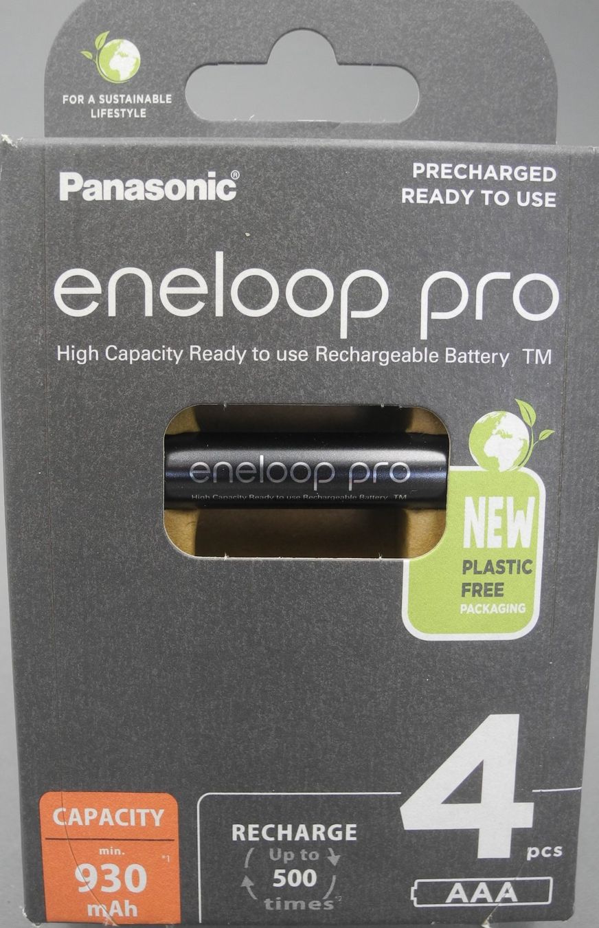 Panasonic Akkus: Panasonic Eneloop pro Accu Recharge AAA min. 930mAh – Neu und originalverpackt aus Kottwil von Crazyrolf