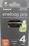 Panasonic Eneloop pro Accu Recharge AAA min. 930mAh