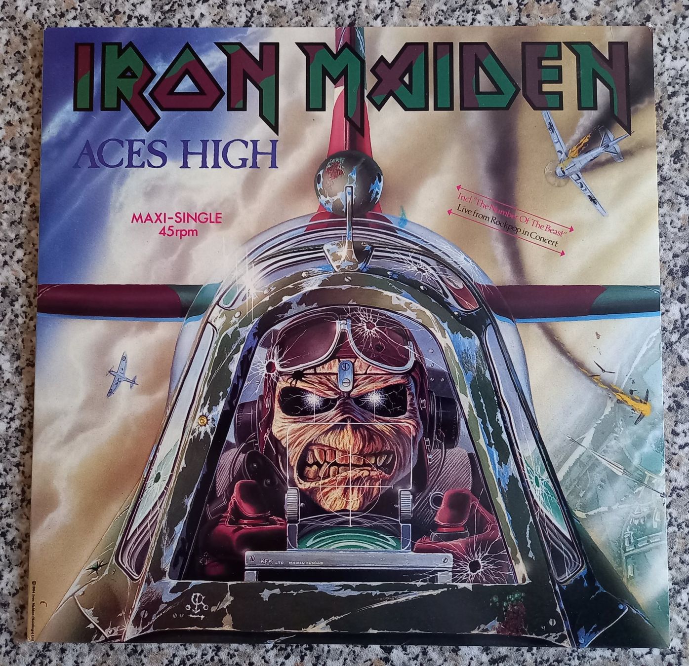 Dischi in vinile: 4 Iron Maiden Maxi-Singles (Germany Editions) – Usato da Reinach AG venduto da cosmiceddie 4