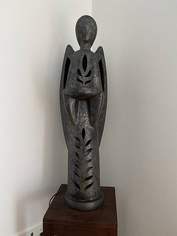 Statuette: Engel Azrael aus Töpferei – Usato da Luzern venduto da roennimoos 1