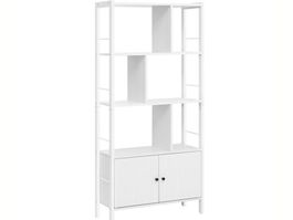 Bücherregal Bücherschrank mit 4 offenen Regalebenen NOVIO