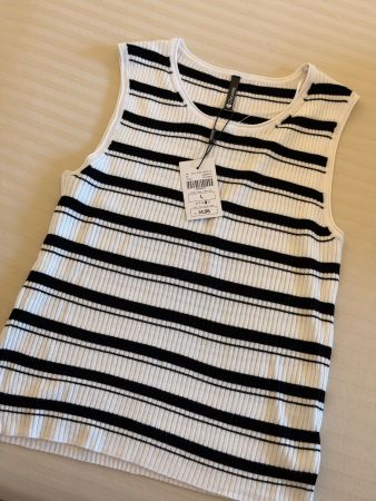 Neu – Chicorée gestreiftes Top (Größe L)
