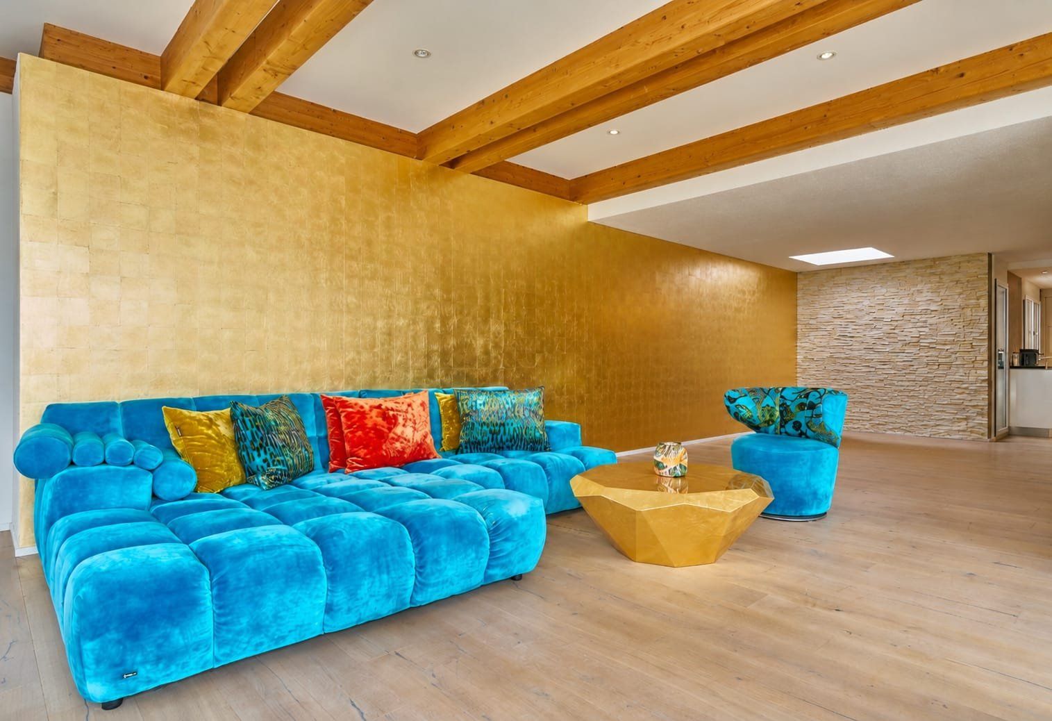 Bretz Sofas: Bretz Ocean 7 Sofa mit Drehsessel und Salontisch – Gebraucht aus Oberwil-Lieli von idorroc8966