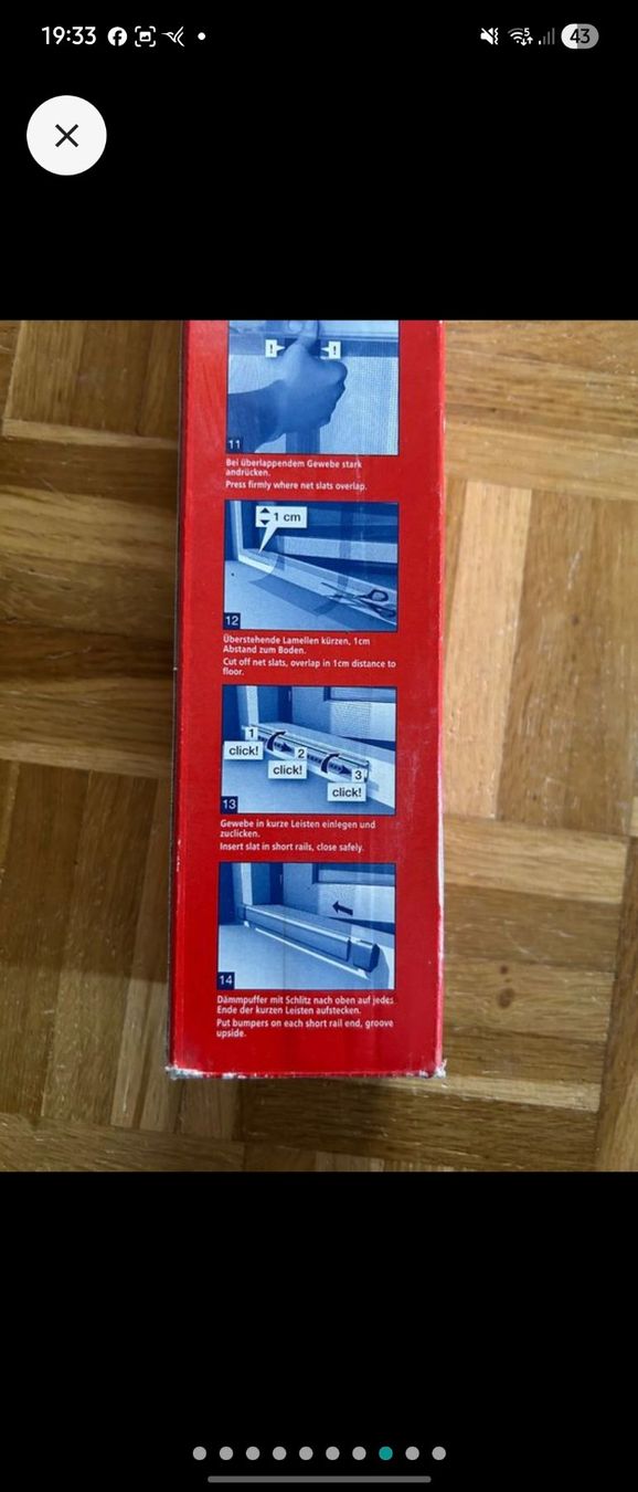 Tesa Tende: Tesa Insect Stop Lamellentür 2,2x95cm – Nuovo e nell'imballaggio originale da Fislisbach venduto da Crisisgusita 6