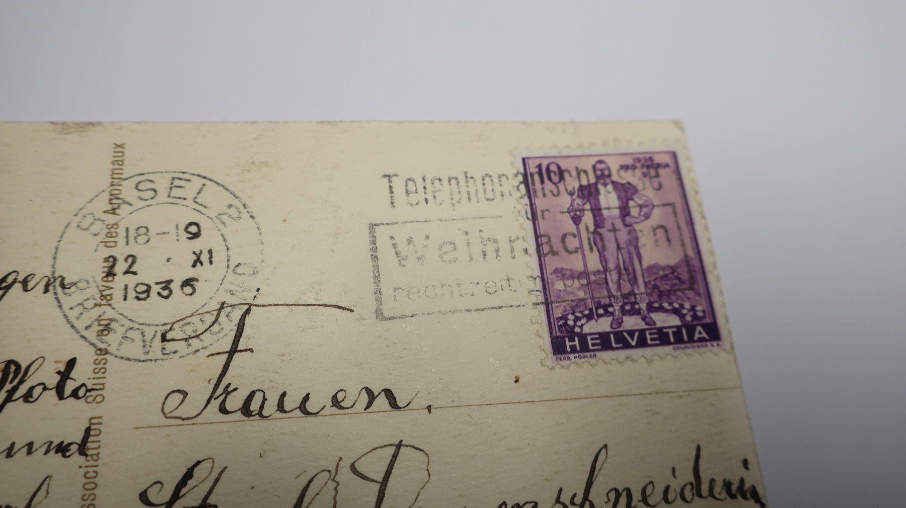 Cartoline postali: Pietro Chiesa Sorengo Simonetta  1936 – Usato da Cormoret venduto da Pascalll2001 4