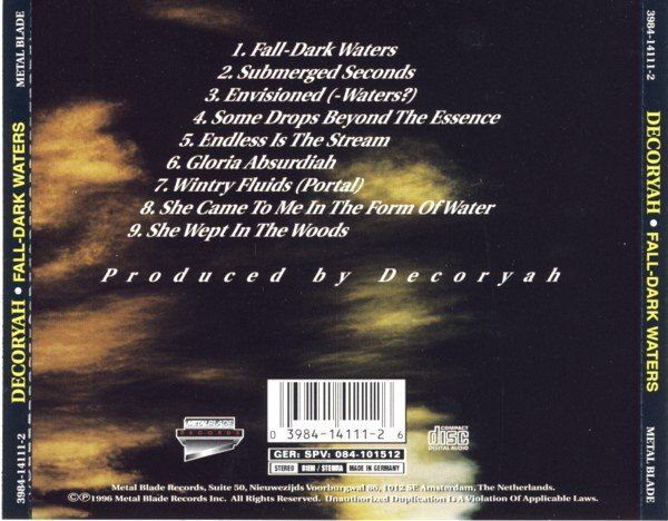 CDs: Decoryah – Fall-Dark Waters - Vergriffen! - b – D'occasion à Brittnau par Zibu 1