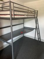 Hochbett (Metall) ikea mit integriertem Schreibtisch