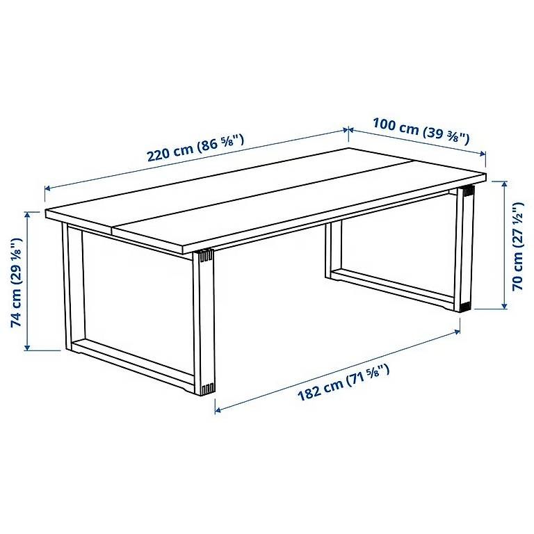 Ikea Tische: Tisch MÖRBYLANGA IKEA - gebraucht – Gebraucht aus Safenwil von Gamli_97 1
