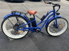 Fatbike électrique type Lady Gorille