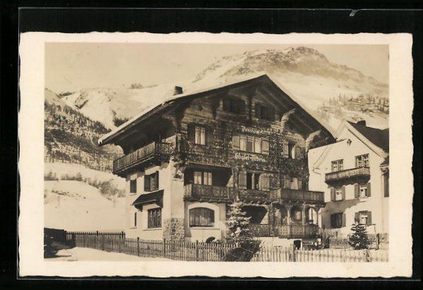 Cartoline postali: Celerina, Pension Chalet Albris im Winte – Usato da Berlin venduto da bartko-reher