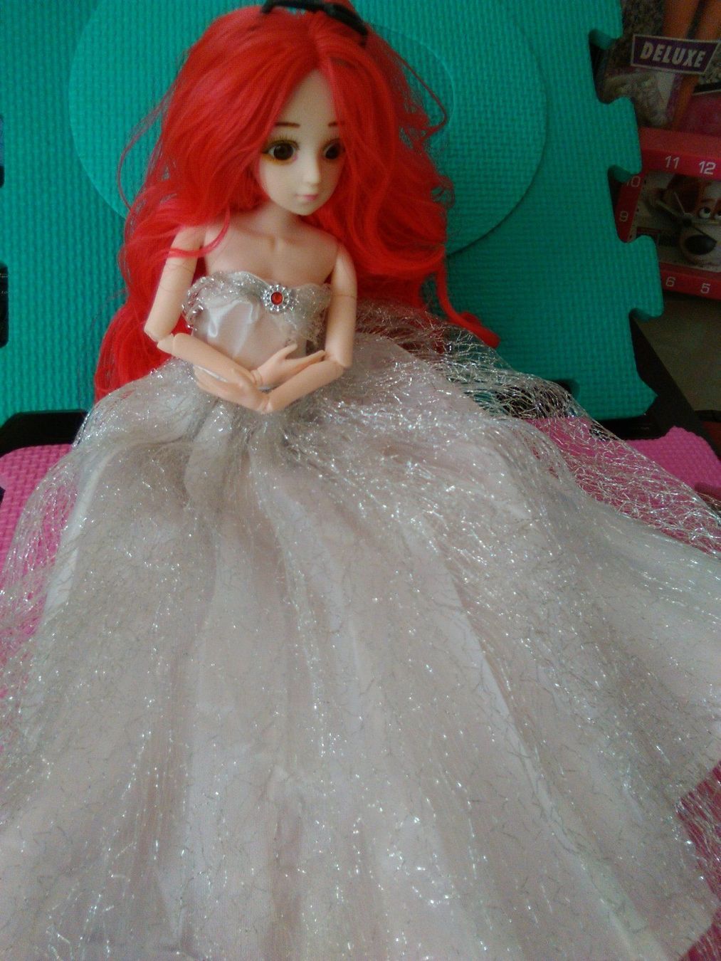 Bambole: barbie puppe,,30cm,,mit lang rot haaren – Nuovo (secondo la descrizione) da Basel venduto da bijoutrie_4 1