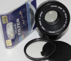CANON FD 1.8 / 50 mm S.C. + Filter