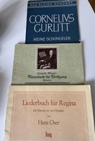 Klavier Notenbücher: Cornelius Gurlitt, Mozart und Hans Oser