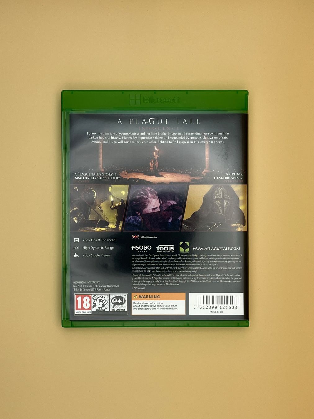 Microsoft Giochi: XBOX One / A Plague Tale: Innocence – Usato da Kölliken venduto da sergesellsretro 1
