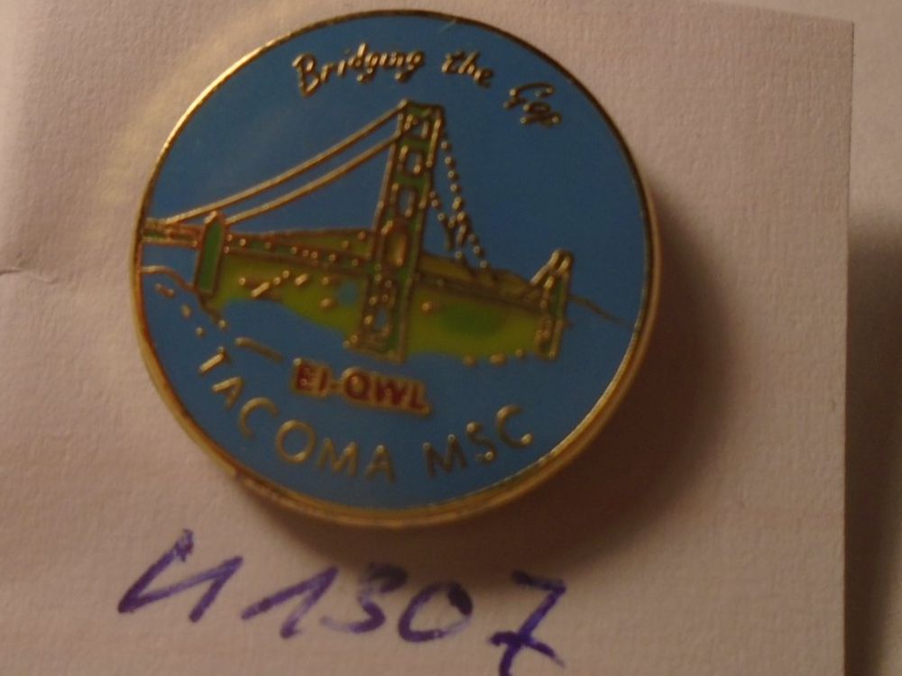 Placchette & Badge: 1 Tacoma MSC Pin (U1307) – Usato da Winterthur venduto da Beli2000