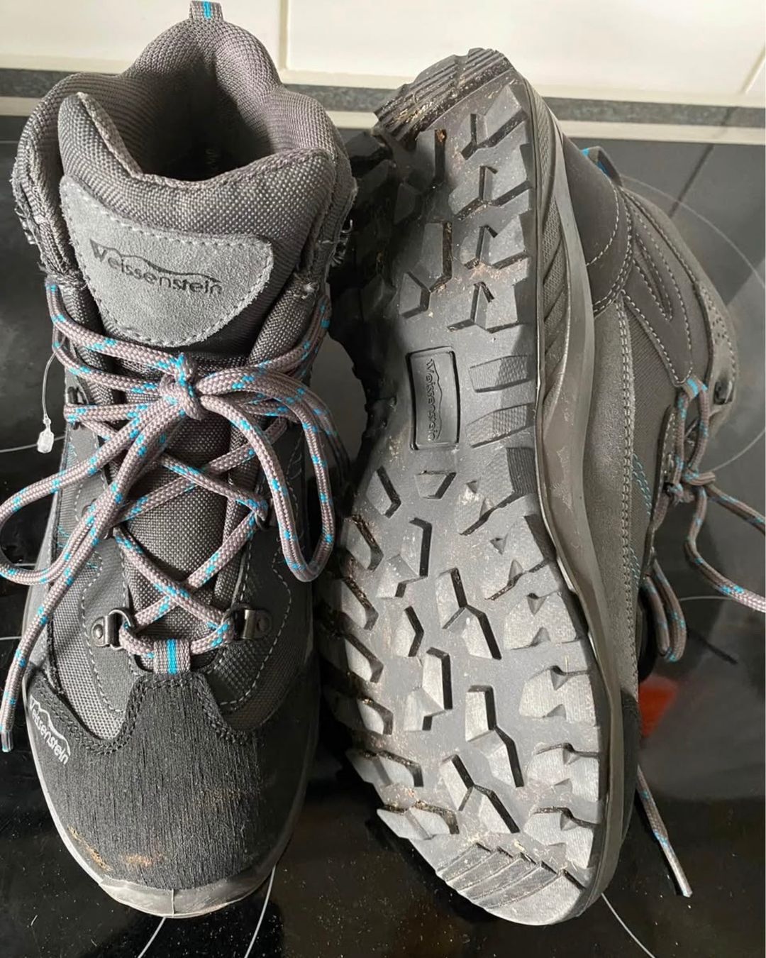 Scarpe da uomo: Weissenstein Wanderschuhe, Grau, Top Zustand, Gr. 38 – Usato da Bolligen venduto da Mitica 1