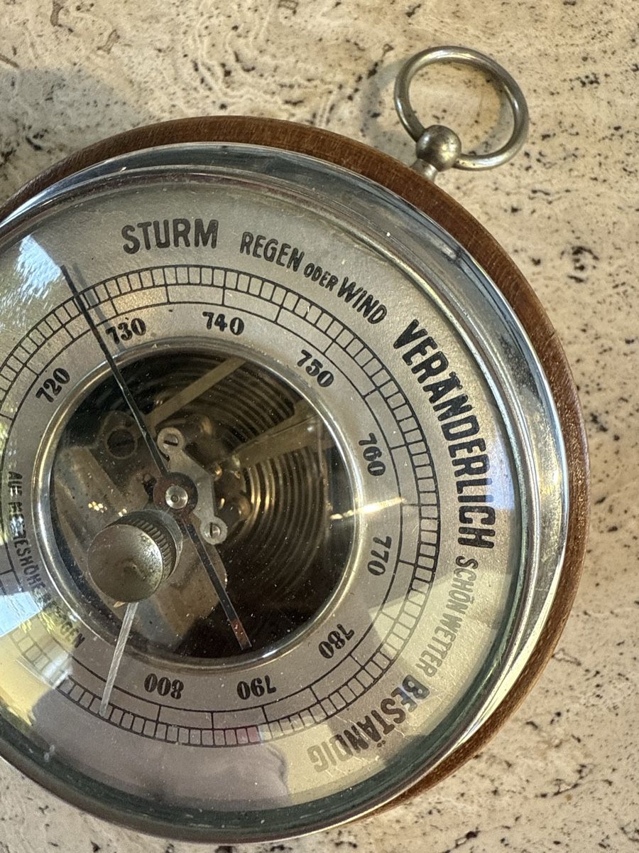 Sonstige antike Technik & Geräte: Barometer Holzgehaeuse wetterfest Sturm Regen oder Wind – Gebraucht aus Steffisburg von giu_l95n 1