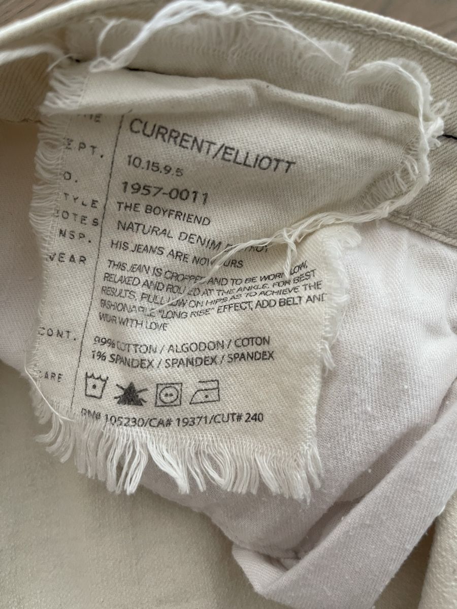 Jeans: Current Elliott Jeans Naturweiss Gr.29 – Nuovo (secondo la descrizione) da Richterswil venduto da Luisavia222 3