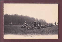 MILITAIRE - Infanterie au bivouac