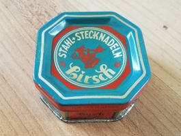 Uralte Hirsch Stecknadeln-Blechdose Blechdose Vintage