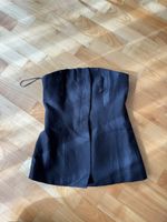 H&M Edition Bustier Top, schwarz, Gr. 38 - Neu mit Etikett!