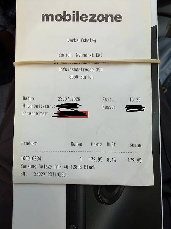 Telefoni cellulari / Smartphones: Samsung Galaxy A17 – Usato da Zürich venduto da Fce_2n7c 2