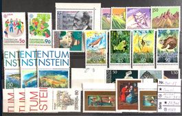 1989 Liechtenstein Jahresausgabe Postfrisch **