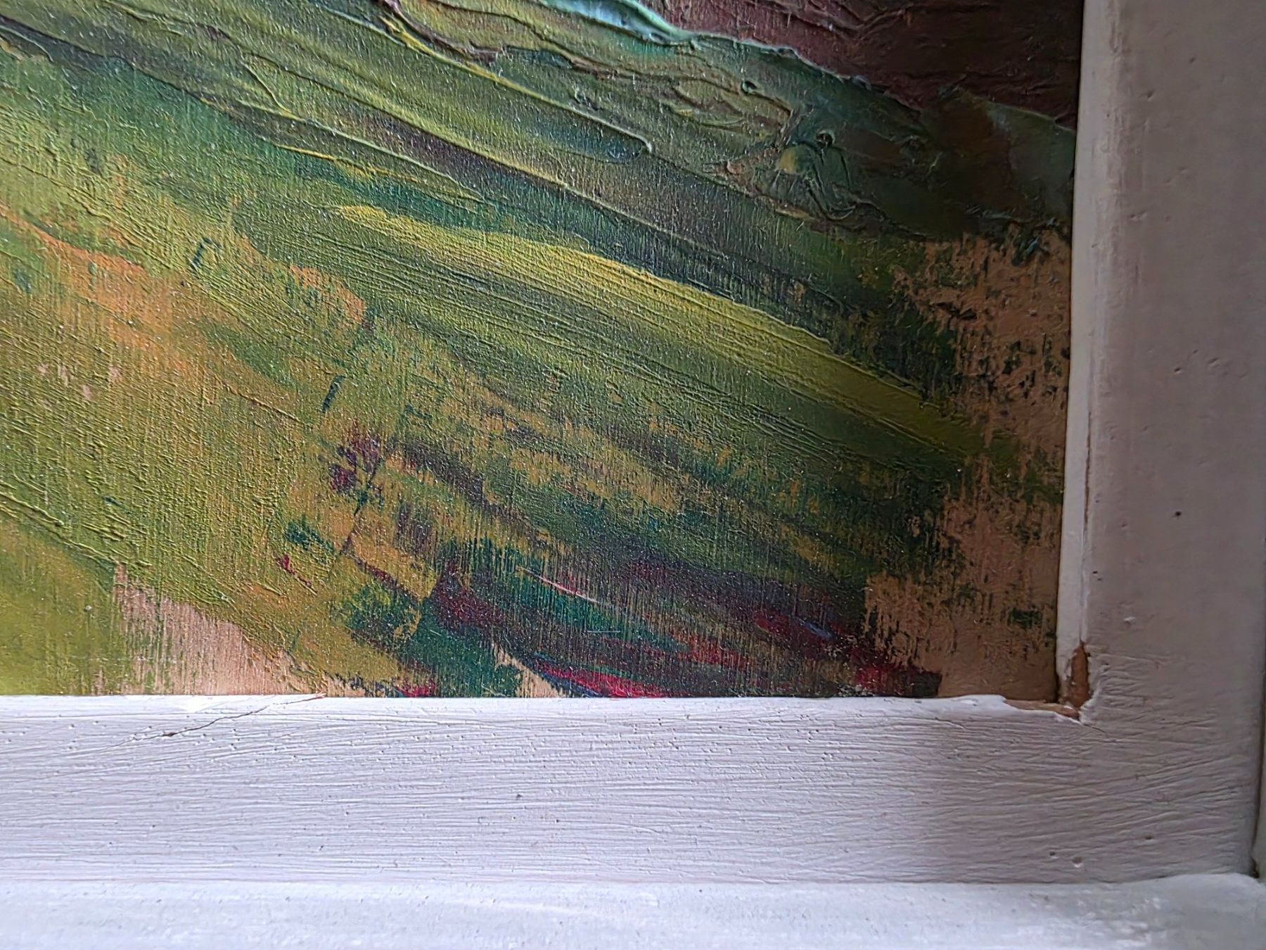 Dipinti: Gemälde Bild Landschaft 43 cm x 34 cm – Usato da Walterswil BE venduto da Lonitti 4