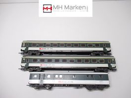 2x Märklin+Roco 3-teiliges Reisezugwagenset SBB ohne OVP AC