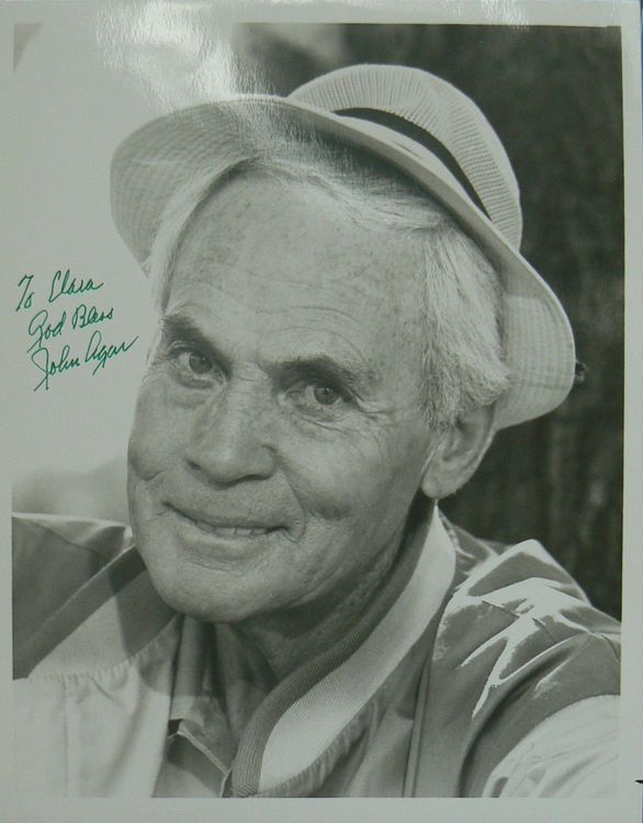 John Agar (1921-2002) Schauspieler - Autogramm TARANTULA (Gebraucht) in ...