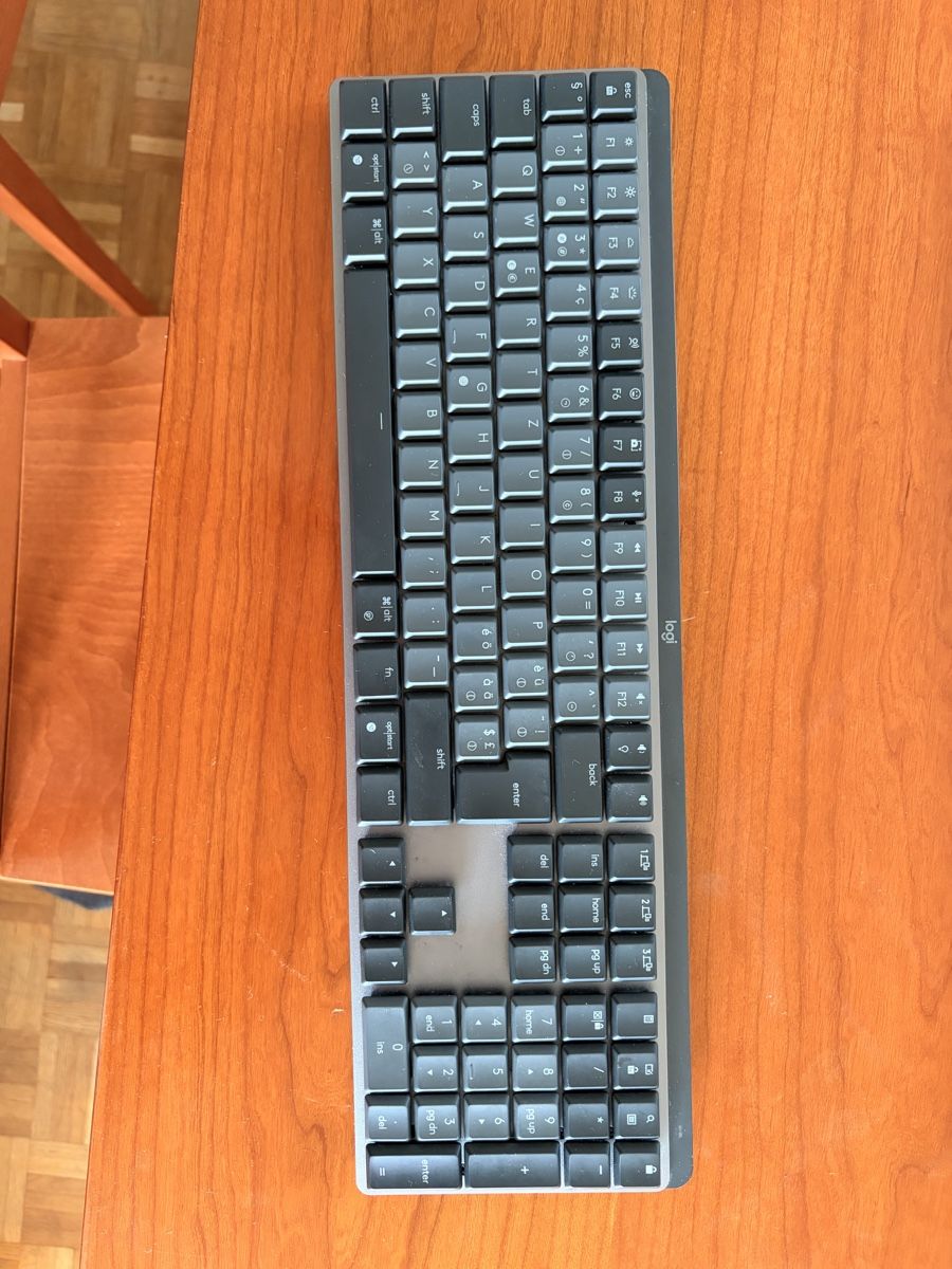 Logitech Tastiere: Tastiera Logitech MX Mechanical wireless grigio scuro – Usato da Adliswil venduto da mar_q6mt