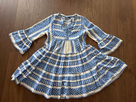 Kleid Devotion blau weiss Grösse XS 