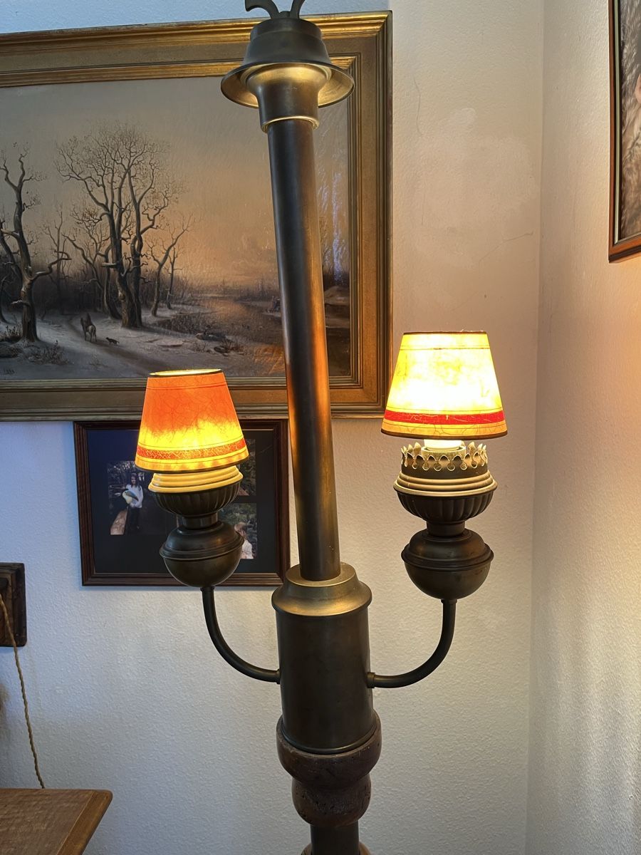 Lampen: antike stehlampe signiert, usa – Gebraucht aus Lengnau BE von Meij 6