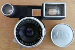 Leica SUMMARON 1:2.8 35 Objektiv mit Suchervorsatz