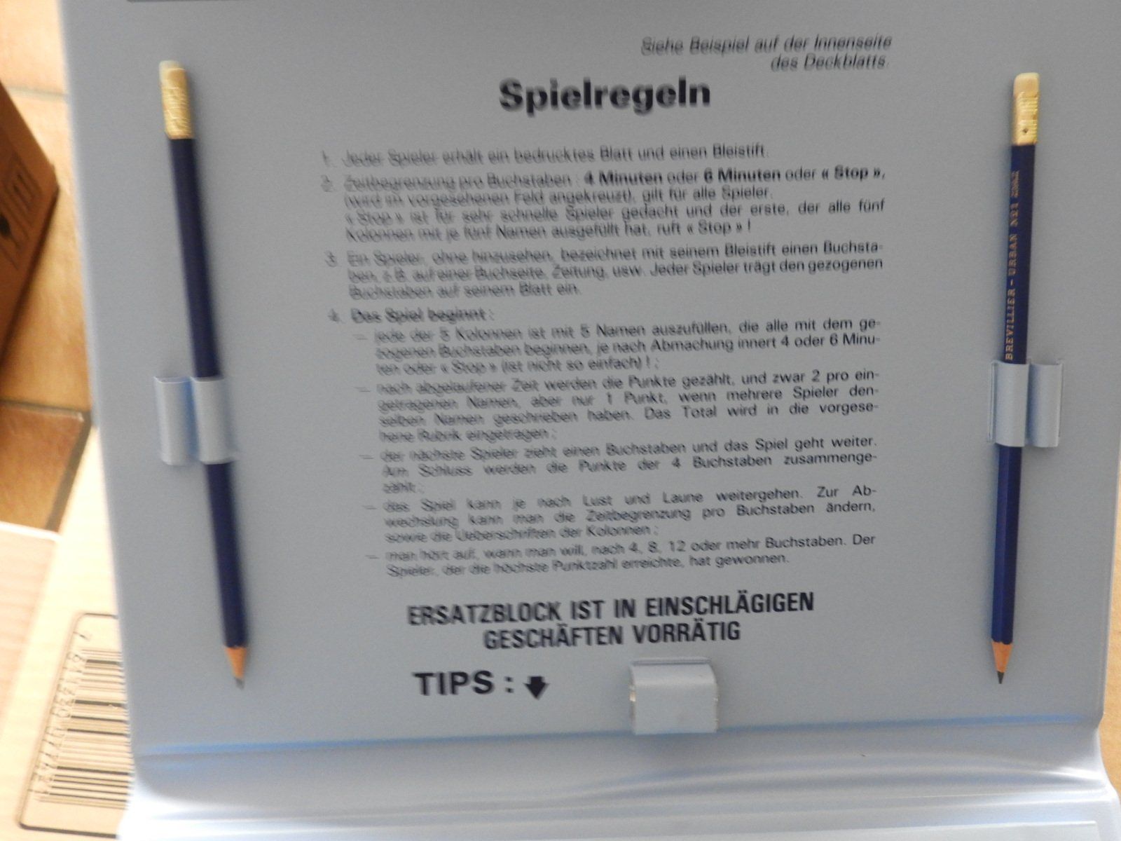 Giochi: DENKSPIEL,  DEUTSCH, konzentration, schnelligkeit – Nuovo (secondo la descrizione) da Ettingen venduto da troll-mutter 7