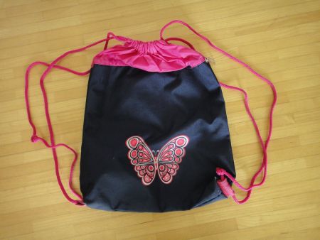 Turnsack / Rucksack mit Schmetterling Motiv, Top!