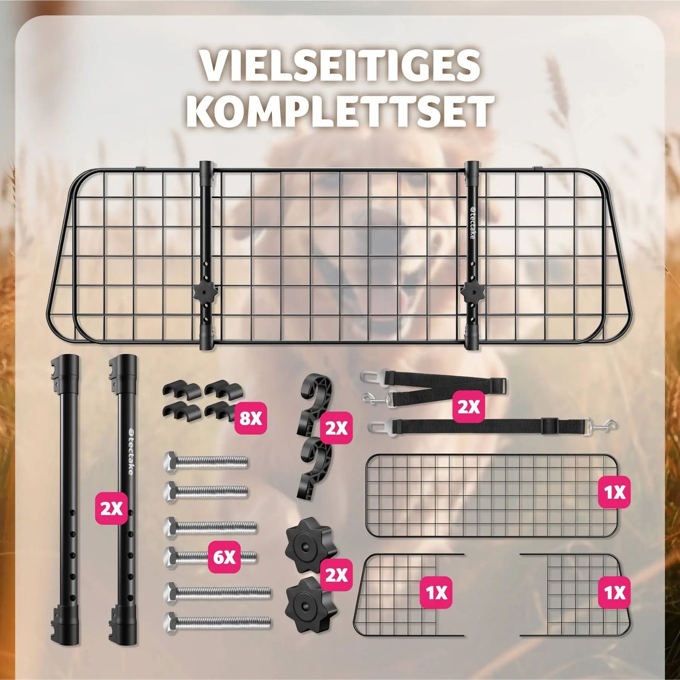 Gabbie, trasporto & Sicurezza: Auto Hundeschutzgitter – Nuovo e nell'imballaggio originale da Abtwil SG venduto da latschii_89