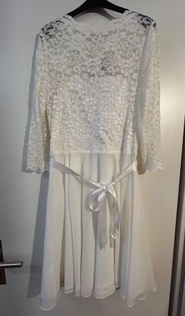 Elegantes weisses Kleid von Swing -  Grösse 40 - NEU