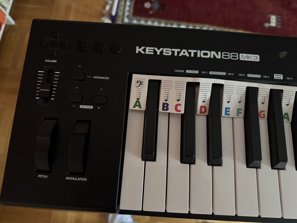 Musikinstrumente: M-Audio Keystation 88es Keyboard - Inkl. Ständer – Gebraucht aus Bern von pablito01 1