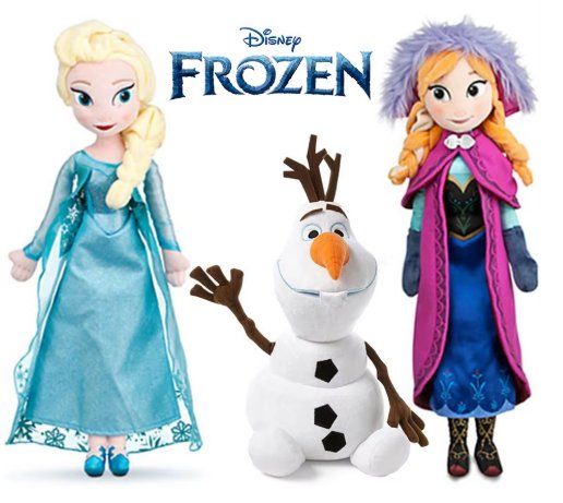 Bambole: Lot 3 poupées Anna Elsa Olaf – Nuovo e nell'imballaggio originale da Saignelégier venduto da onekeystore