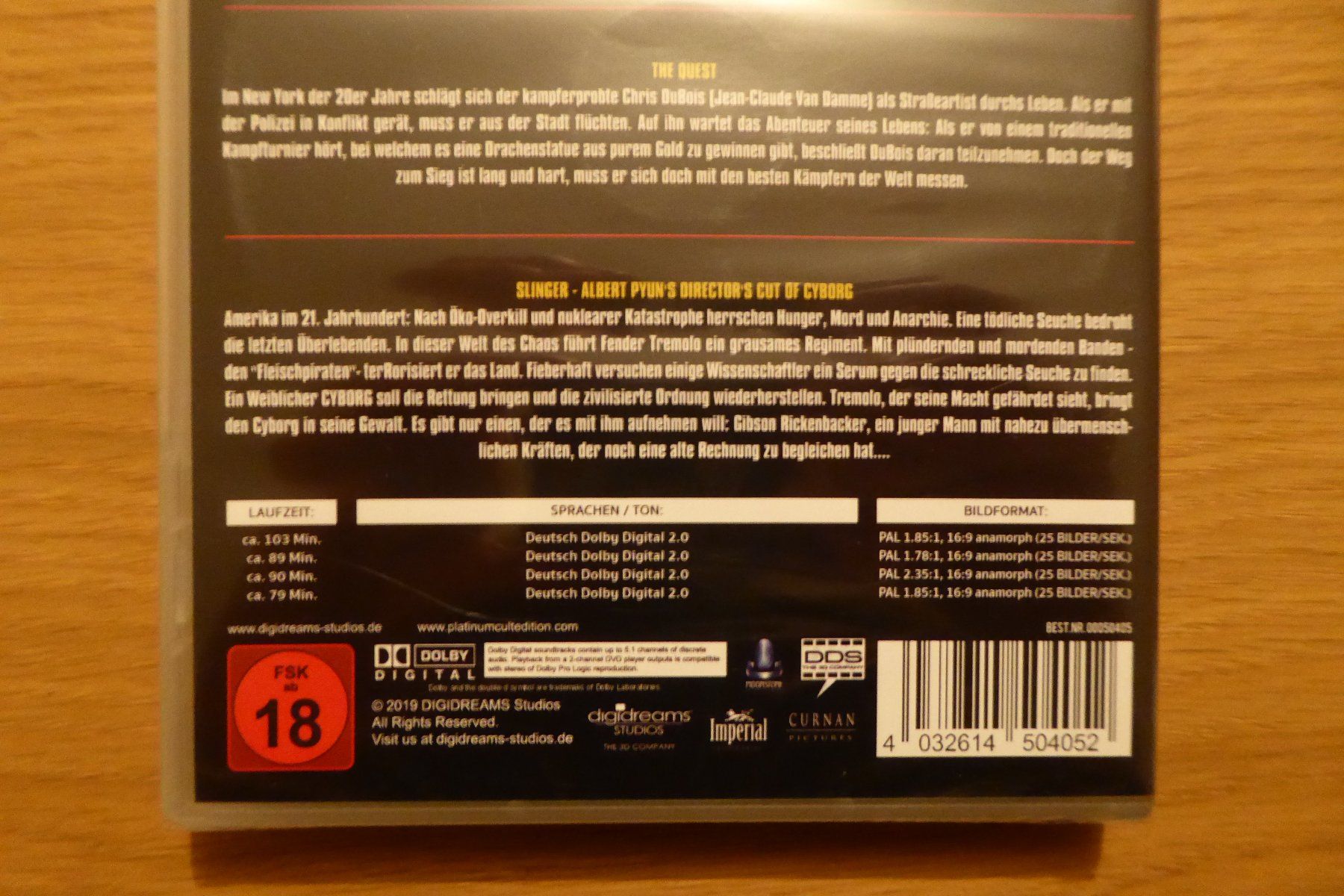 Alle DVDs: DVD 4x Van Damme Slinger Black Eagle Leon Quest – Neu und originalverpackt aus Allschwil von Summelsarium 3