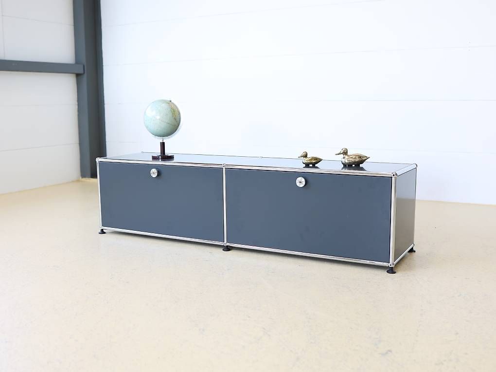 USM Kommoden: USM Haller Lowboard in Anthrazitgrau 2x1 – Gebraucht aus Meinisberg von atelier_TILIJA