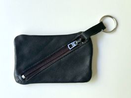Pochette à clés similicuir noir