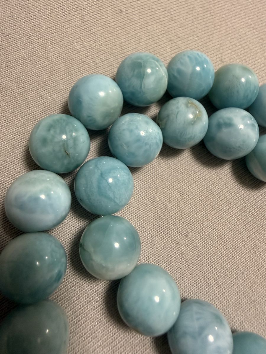 Ketten: Larimar Collier   – Gebraucht aus Oberhof von RealStone 7