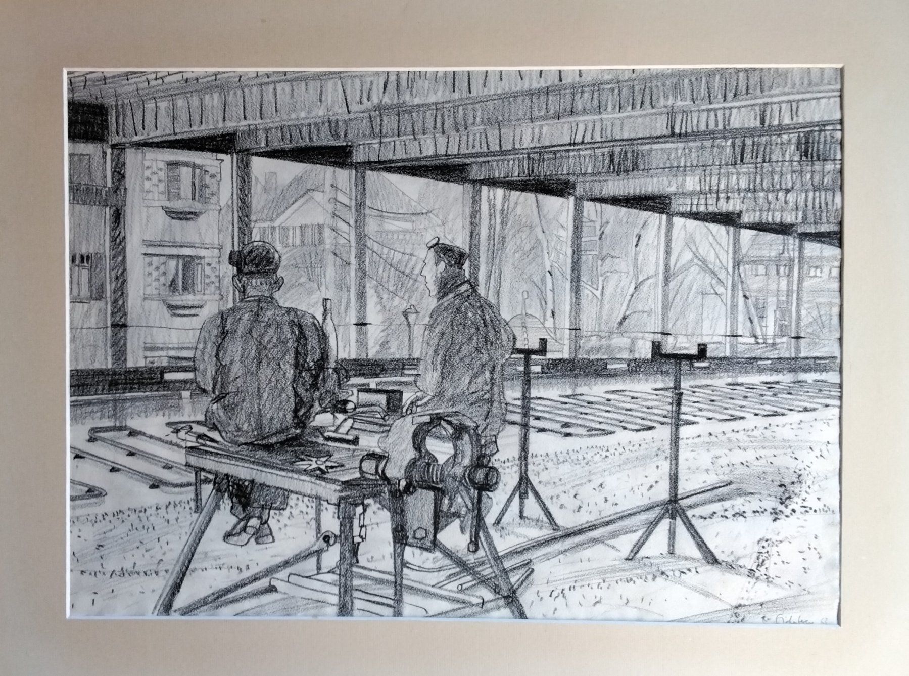 Tableaux: E. Eichenberger Original Bleistiftzeichnung signiert und dat – D'occasion à Cavigliano par zamamasa 1