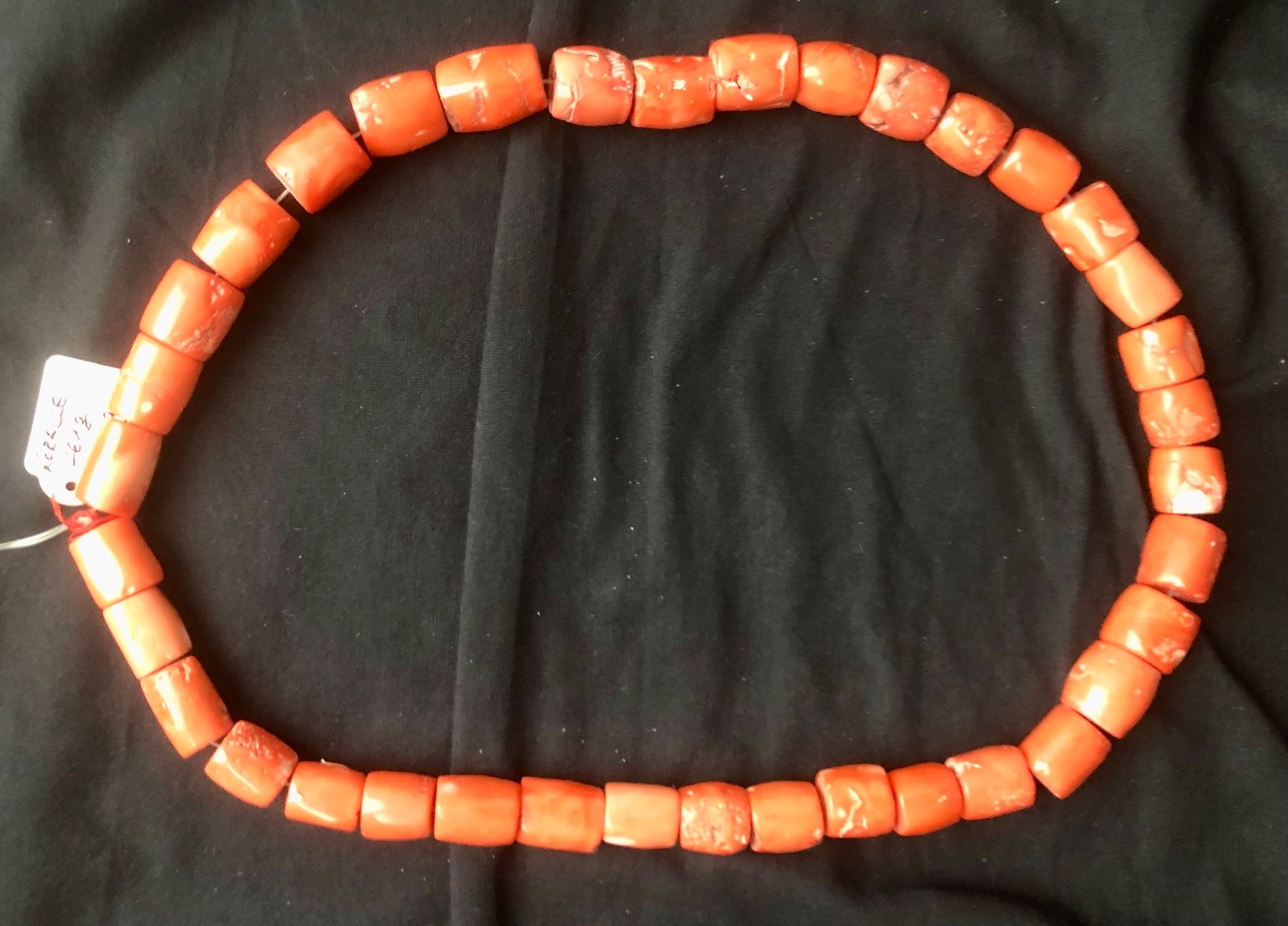 Catenine: Echte Korallen-Kette super 461g, 37 grosse Beads – Usato da Basel venduto da chinarh891 2
